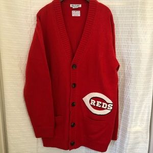 Vintage Cincinnati Reds Cardigan Sweater